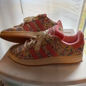 Adidas Campus Originals 00s X Liberty London Youth Sneaker Floral Pink Size 6